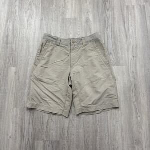 The North Face Shorts Men's 34 Beige 10" Inseam Cargo Carpenter Hiking Outdoors